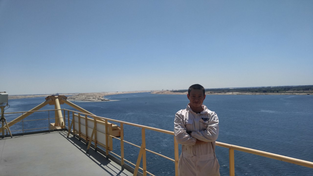 Transiting the Suez Canal as a cadet